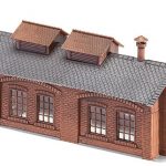 222141 Faller Lokschuppen, 1-ständig - Afbeelding 2