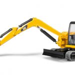 2466 Bruder Cat Minibagger mit Bauarbeiter - Afbeelding 2