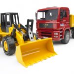 2752 Bruder MAN TGA Kipplastw. u. Gelenkradl. FR130 - Afbeelding 2