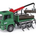 2769 Bruder MAN TGA Holztransport-LKW mit Ladekran - Afbeelding 2
