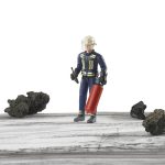 60100 Bruder bworld Feuerwehrmann, Helm, Handsch.,etc - Afbeelding 2