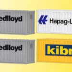 10924 Kibri H0 20-Fuß-Container, 6 Stück - Afbeelding 2