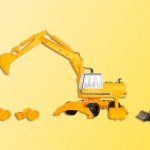 11264 Kibri H0 LIEBHERR Mobilbagger A922 mit Anbaugeräten - Afbeelding 2