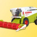 12263 Kibri H0 CLAAS Mähdrescher mit Schneid- und Maisgebiss