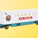 14658 Kibri H0 Zirkus Zeltstangen- und Kofferanhänger, 2 Stück - Afbeelding 2