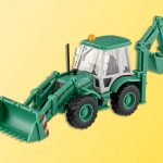 15217 Kibri H0 Baggerlader JCB 4CX 4x4x4 SchwarzBau