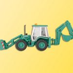 15217 Kibri H0 Baggerlader JCB 4CX 4x4x4 SchwarzBau - Afbeelding 2
