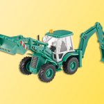 15217 Kibri H0 Baggerlader JCB 4CX 4x4x4 SchwarzBau - Afbeelding 3
