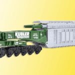 16500 Kibri H0 Schienentiefladewagen MAN Uaai 687.9 mitTransformator Spedition KÜBLER