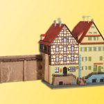 37110 Kibri N Haus auf der Mauer Schwäbisch Hall, 2 Stück