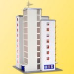 37120 Kibri N Hochhaus mit Ladengeschäft - Afbeelding 7