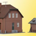 38190 Kibri H0 Siedlungshaus in Bottrop mit Nebengebäude - Afbeelding 2