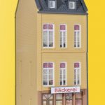 38393 Kibri H0 Stadthaus Eiscafé/Bäckerei in Düsseldorf