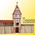 38914 Kibri H0 Stadtmauer mit Fachwerkturm in Weil - Afbeelding 2