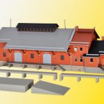39462 Kibri H0 Güterhalle mit Lademaß und Freiladerampe - Afbeelding 3