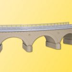 39723 Kibri H0 Steinbogenbrücke mit Eisbrecherpfeilerngebogen, eingleisig **Auslauf**