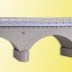 39723 Kibri H0 Steinbogenbrücke mit Eisbrecherpfeilerngebogen, eingleisig **Auslauf** - Afbeelding 2
