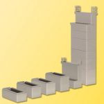 39750 Kibri H0 Universal-Brückenköpfe gemauert, 2 Stück