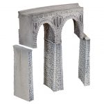 58664 Noch Bruchstein-Viadukt, gebogen Radius R1 (360 mm, 30°) - Afbeelding 2