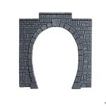 60010 Noch Tunnel-Portal 1-gleisig, 2 Stück,  11 x 11 cm