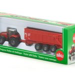 1844 SIKU Massey Ferguson Traktor m. Anhänger - Afbeelding 2