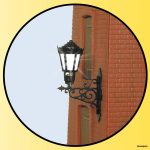 9074 Viessmann 0 Wandlaterne, LED warmweiß