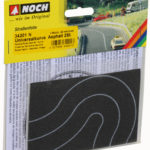34201 Noch Bundesstraße Universalkurve Asphalt, 2 Stück, je 4 cm breit - Afbeelding 2