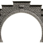 34852 Noch Tunnel-Portal 2-gleisig, 12,3 x 8,5 cm