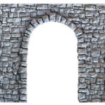 34942 Noch Arkadenmauer offen, 19 x 9 cm