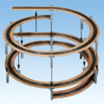 53005 Noch LAGGIES Gleiswendel-Komplettbausatz, Grundkreis, Gleisradius 420/483 mm, 1- oder 2-gleisig - Afbeelding 3