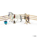 42389 Schleich RUITERSCHOOL MET RUITER EN PAARDEN - Afbeelding 3
