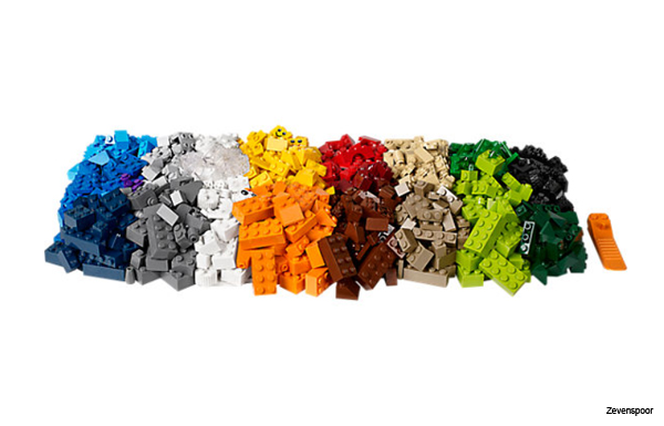 Preek openbaring Neuropathie 10682 LEGO® Creatieve koffer met 1000 LEGO-steentjes - Zevenspoor