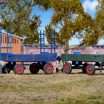 15702 Kibri H0 FENDT Gummiradwagen, 2 Stück