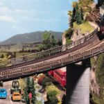 44547 Vollmer H0 Set Brückenauffahrt bis 12 cm Höhe **Auslauf** - Afbeelding 2