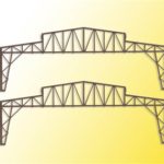 45255 Vollmer H0 Dachträger für Ringlokschuppen - Afbeelding 2