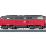 36216 Marklin Diesellocomotief serie 216 van de Deutsche Bahn AG (DB AG). Uitvoering in oriëntrode kleurstelling