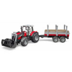 2046 Bruder Massey Ferguson 7480 mit Frontlader