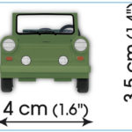 24556 Cobi Bouw Sets Trabant 601 Kübelwagen - Afbeelding 5
