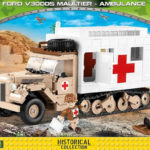 2518 Cobi Bouw Sets Ford V3000S Maultier Ambulance