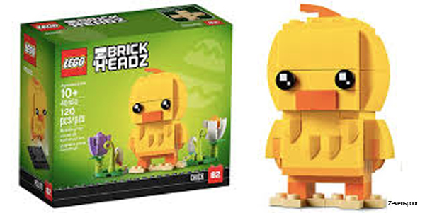 Hoop van Ga trouwen Overjas 40350 LEGO® BrickHeadz Easter Chick Paas kuiken - Zevenspoor
