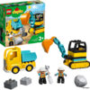 10931 LEGO® Truck & Graafmachine met Rupsbanden