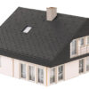 130642 Faller Wohnhaus mit Plattendach - Afbeelding 2