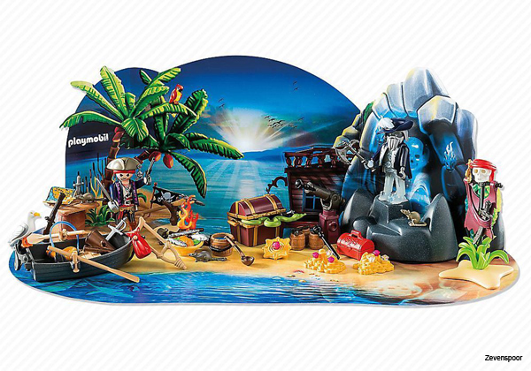 Overtekenen Vaak gesproken grote Oceaan 6625 Playmobil® Pirateneiland - Zevenspoor
