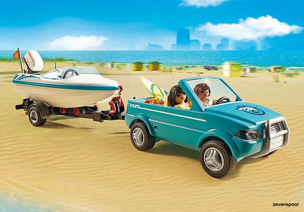 6864 Playmobil® Pick-up met onderwatermotor Zevenspoor