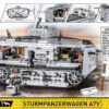 2989 Cobi Bouw Sets GREAT WAR STURMPANZERWAGEN A7V - Afbeelding 2