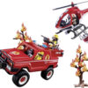 9518 Playmobil® Brandweer terreinwagen en helikopter