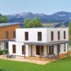 38339 Kibri H0 Kubushaus Lina mit Terrasse - Polyplate Bausatz - Afbeelding 2