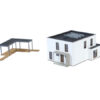 38339 Kibri H0 Kubushaus Lina mit Terrasse - Polyplate Bausatz - Afbeelding 4