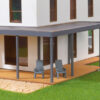 38345 Kibri H0 Überdachte Terrasse - Polyplate Bausatz - Afbeelding 2