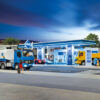 38547 Kibri H0 Moderne ARAL Tankstelle - Polyplate Bausatz